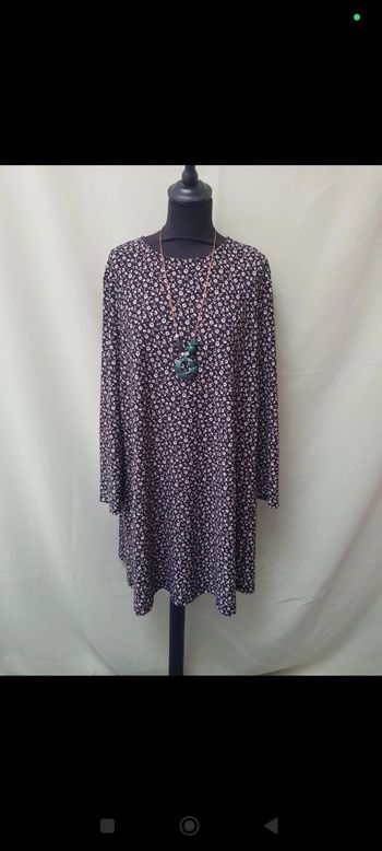 Robe noire et blanche - Mango - Taille XL