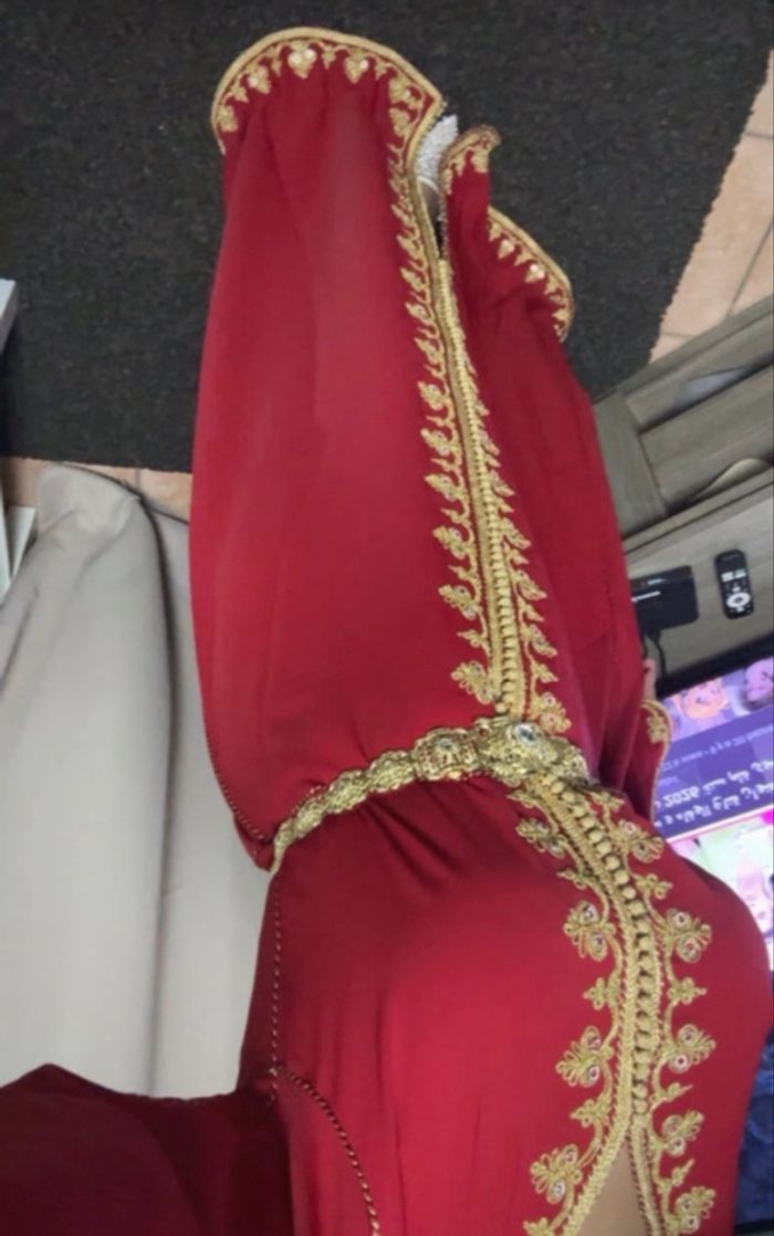 Caftan takchita rouge - photo numéro 3