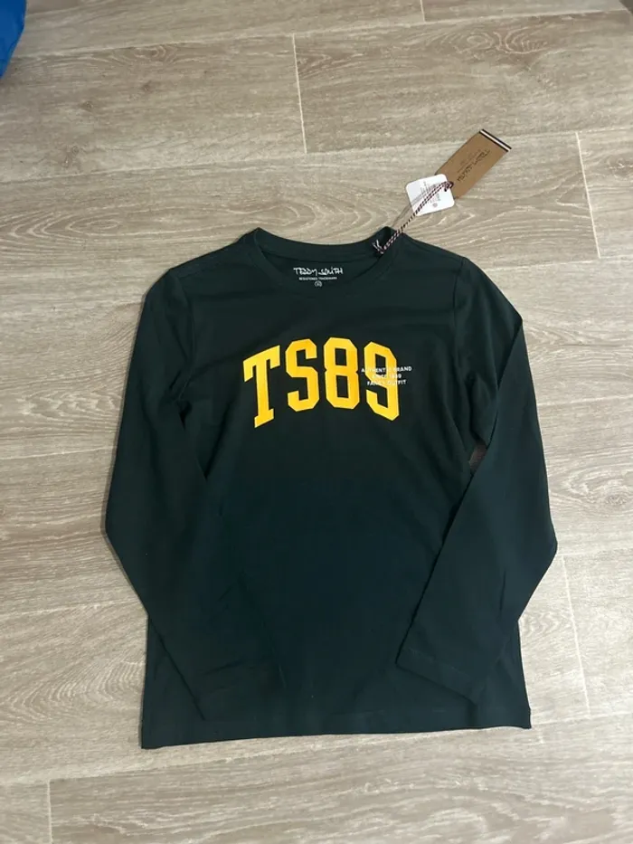 T-shirt à manches longues Teddy Smith vert foncé 10ans