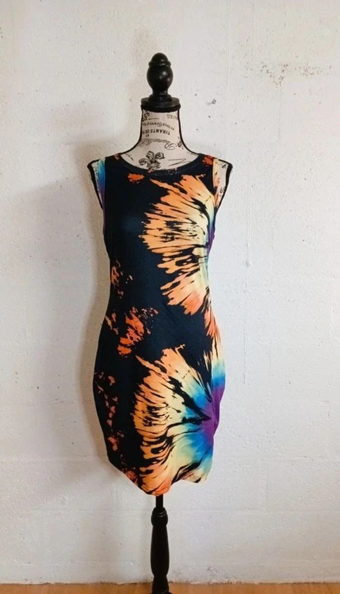 🧡 Robe moulante tie and dye Shein – Taille M/L – Très bon état