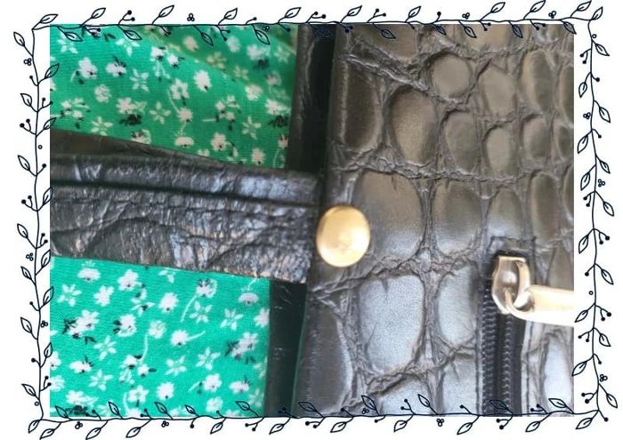 Sac noir motif croco - photo numéro 10