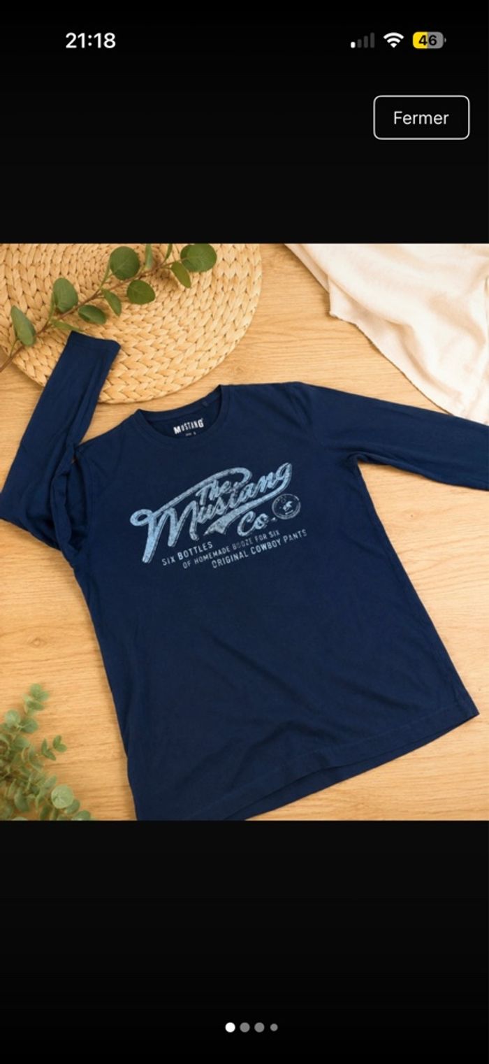 T-shirt mustang - photo numéro 1
