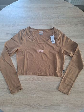 Crop top à manches longues Vans en taille L 