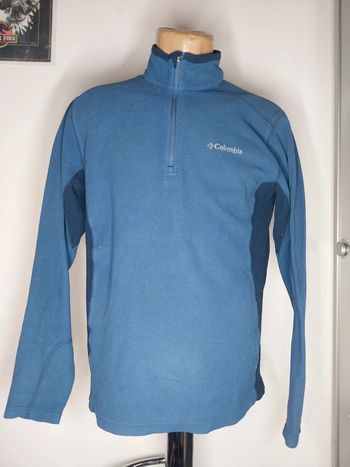 Quart zip/half zip columbia en très bon état mais étiquette coupés S