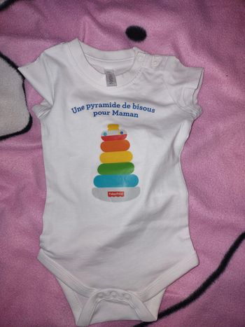 Body manches courtes Fisher Price neuf