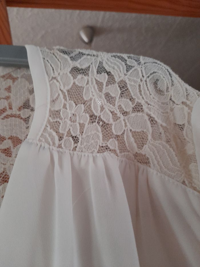Haut Jacqueline Riu blanc 42 - photo numéro 5