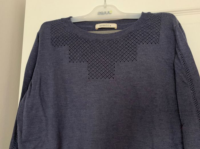 Pull Sessun modèle Lazarus bleu taille L - photo numéro 2