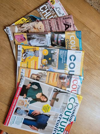 Lot de magazines couture