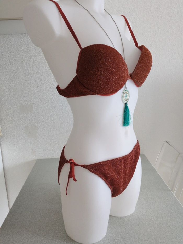 Maillot 2 pieces cuivre Calzedonia 42 - photo numéro 4