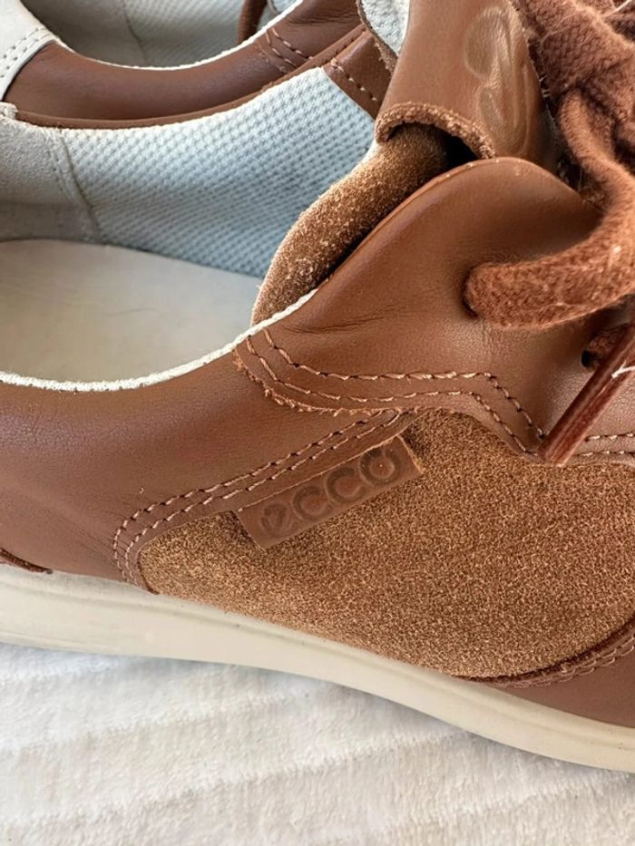Sneakers Ecco homme marron, taille 39, très bon état - photo numéro 5