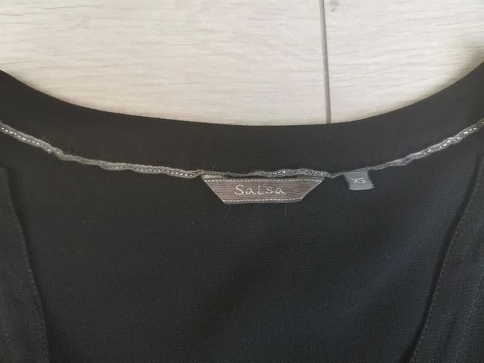 Chemise noire en voile XS - photo numéro 5