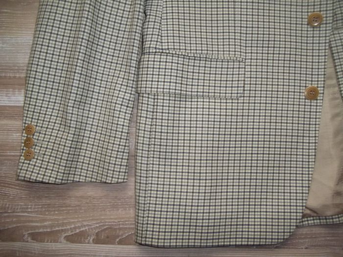 Veste à carreaux beige De Fursac - photo numéro 2