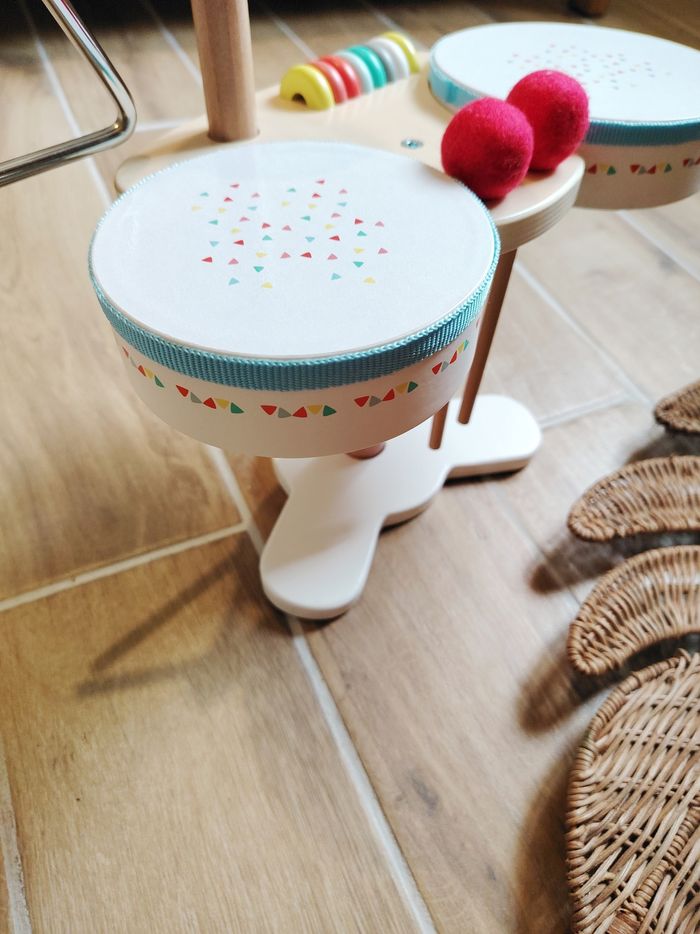 🥁Batterie en bois marque Vertbaudet - photo numéro 3