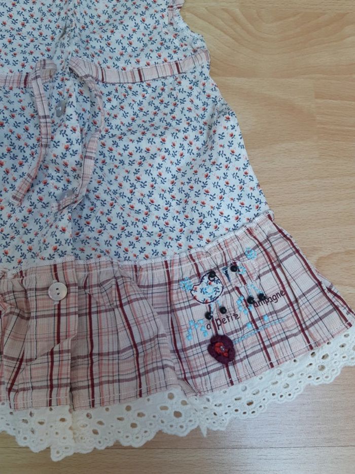 Robe d'été fleurie 6 mois TBE - photo numéro 3
