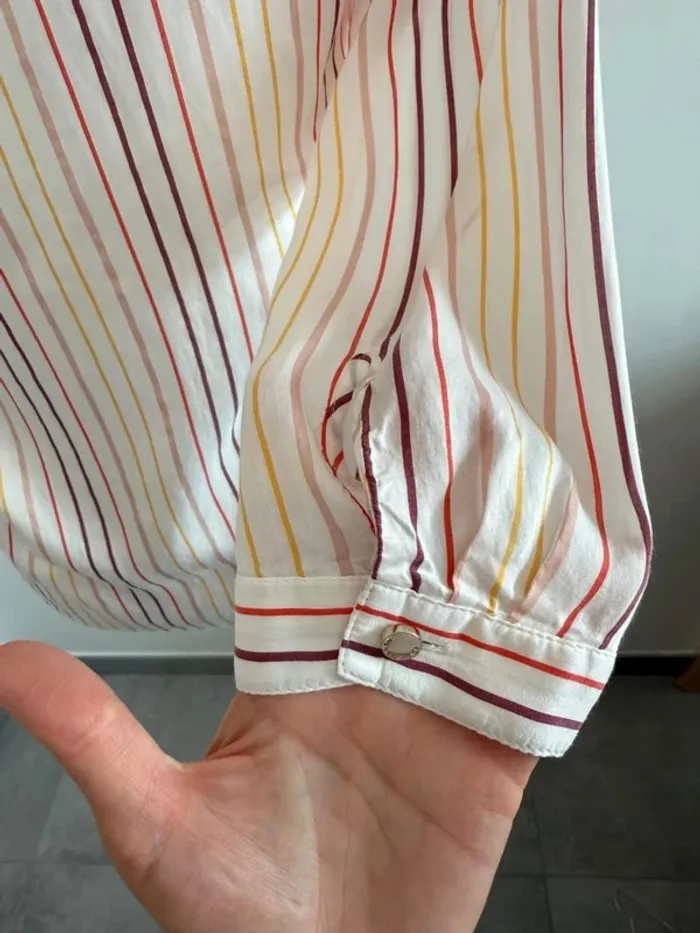 Blouse Pennyback femme lignée taille S parfait état - photo numéro 6