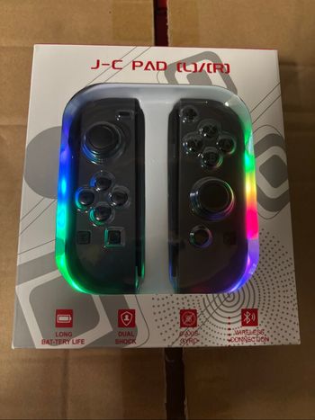 🎮 Manette Switch - Joy-Con Noir Compatibles Toutes Consoles ! 🖤✨