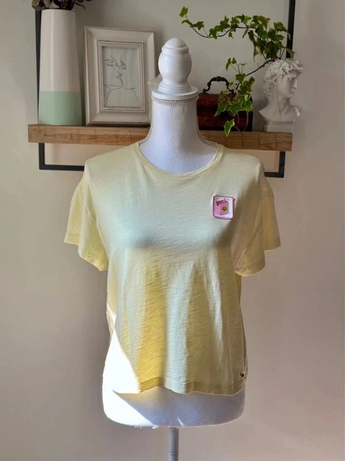 🧃T-shirt motif smiley milk Des Petits Hauts Paris taille S – taille oversize - photo numéro 3