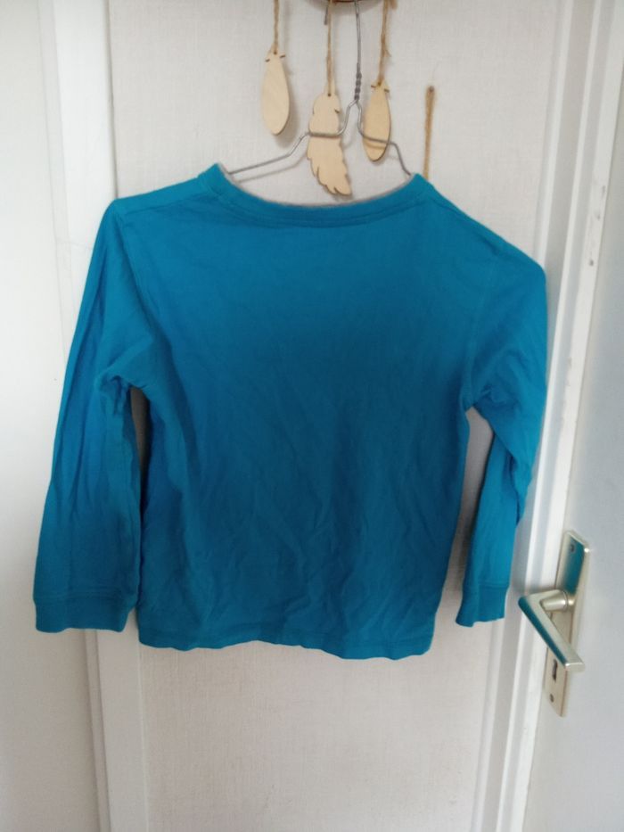 Pull manche longue garçon mi saison gemo kid taille 8 ans bleu ciel, motif, mi saison automne - photo numéro 2