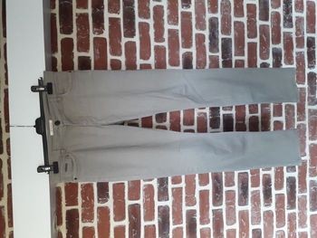 Pantalon coupe droite beige - Taille 38 - Camaïeu