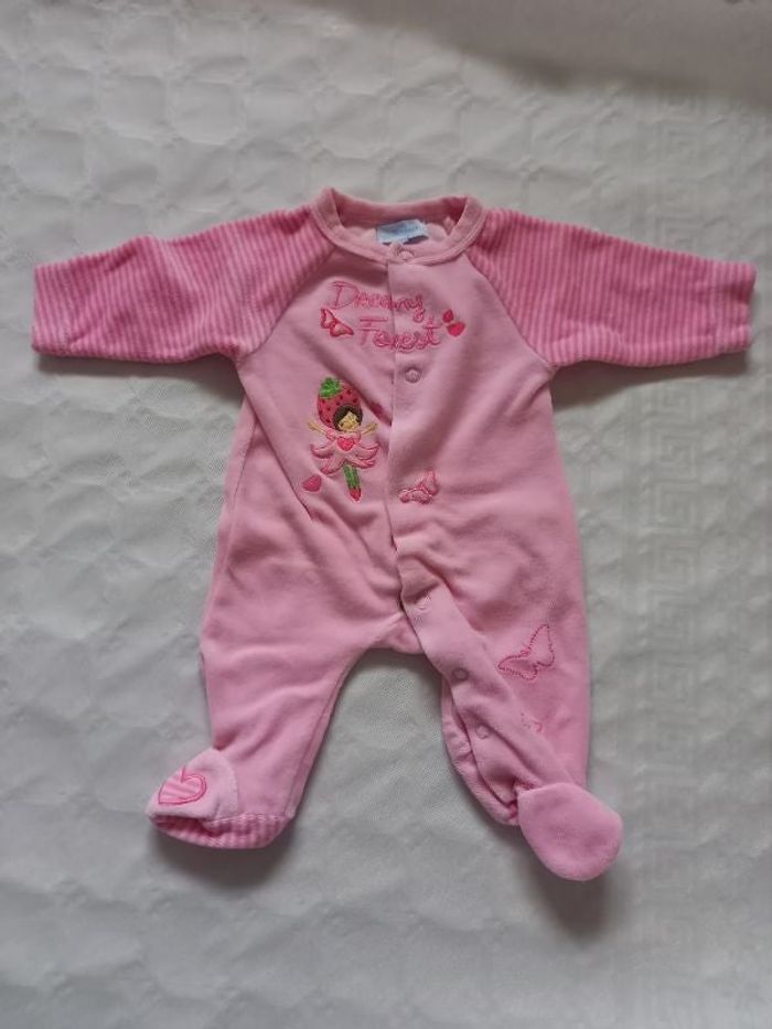 Dors bien pyjama rose naissance Tex