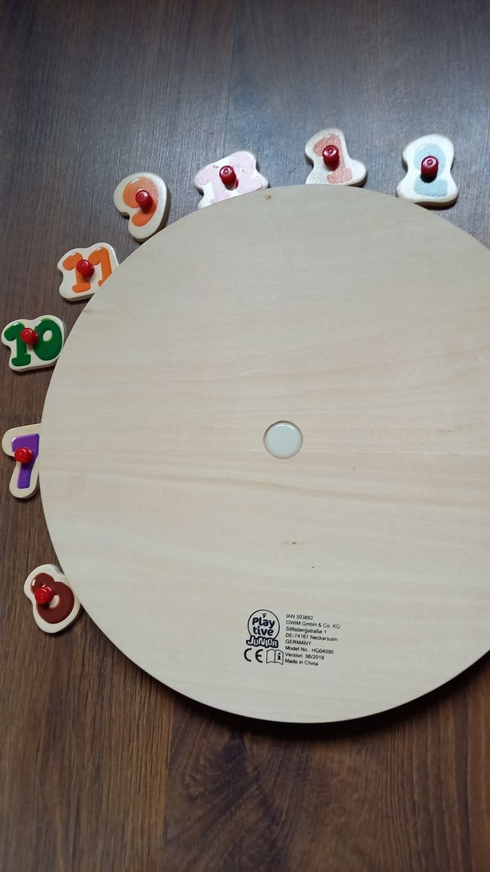Horloge en bois Playtive - photo numéro 3