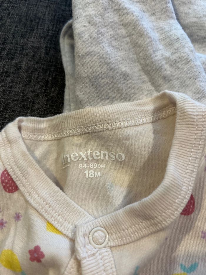 Lot 3 pyjamas légers bébé In extenso 18mois 84-89cm - photo numéro 5