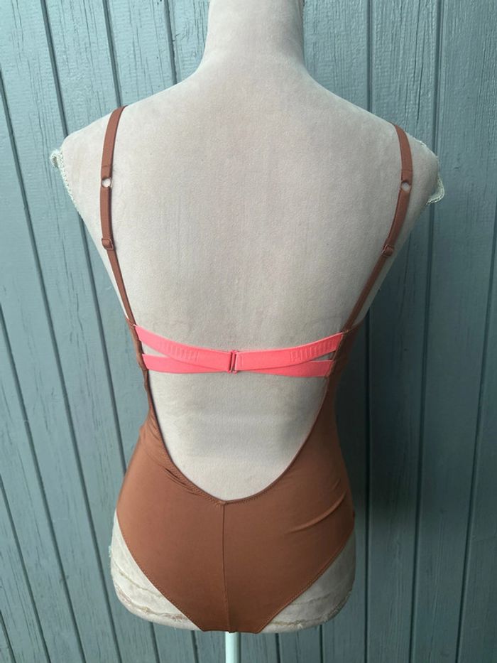 Maillot de bain une pièce marron puma - photo numéro 5