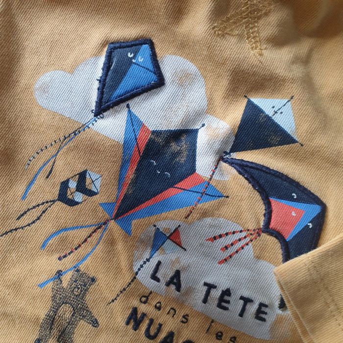 💚 Ensemble tee-shirt ML bas de jogging 12 mois Tape à l'œil/Obaïbi #emyfleury_12moisgarçon - photo numéro 2