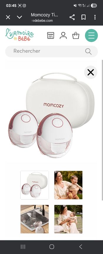 Momcozy M6 double tire lait mains libre