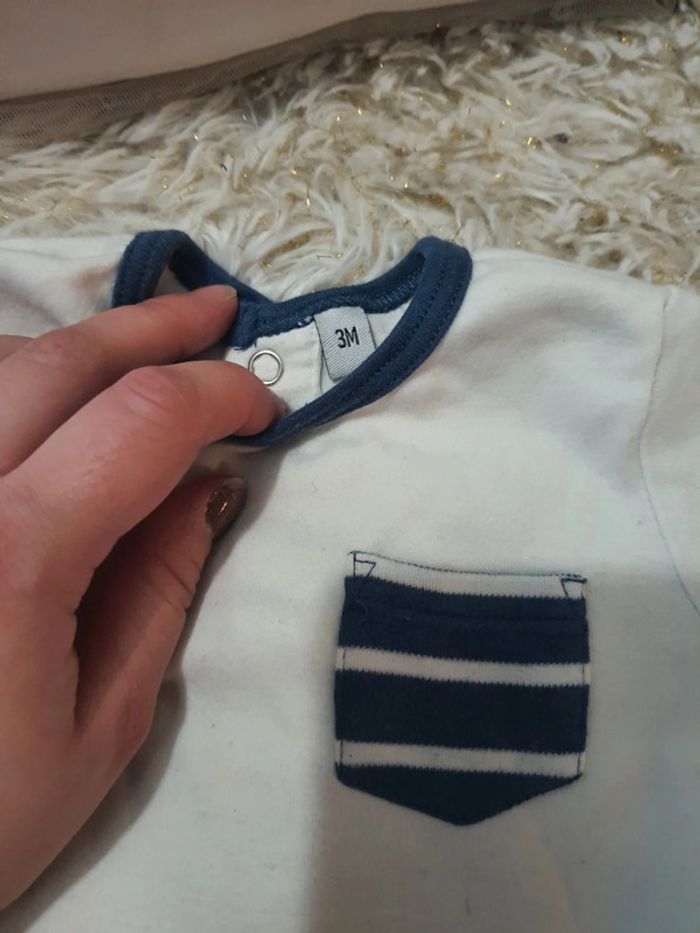 🌺 combishort été bebe garçon 3 mois - photo numéro 3