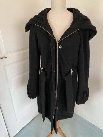 Manteau noir derhy taille L