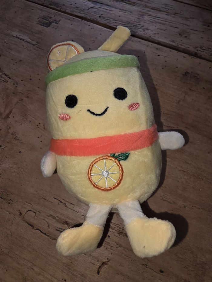 🍋 Peluche Citron - Porte-clés Thé glacé citron kawaii - photo numéro 2