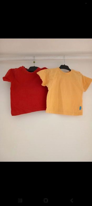 Tshirts manches courtes 18mois