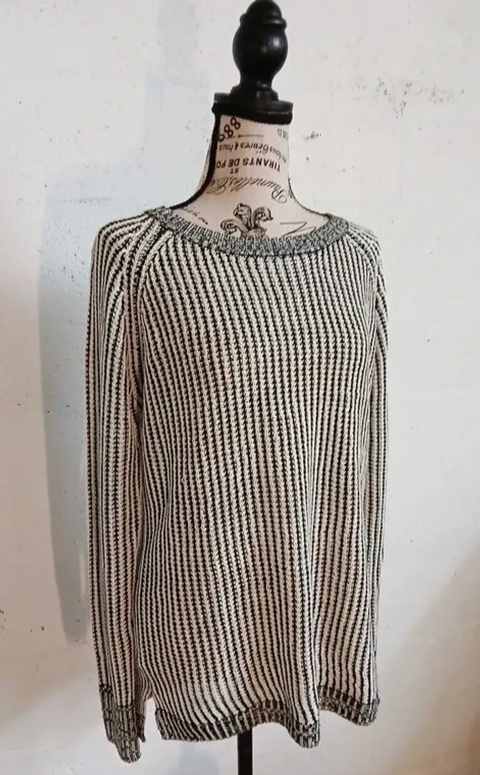 🖤 Pull fin torsadé – Laura Scott – Taille 38 – Très bon état