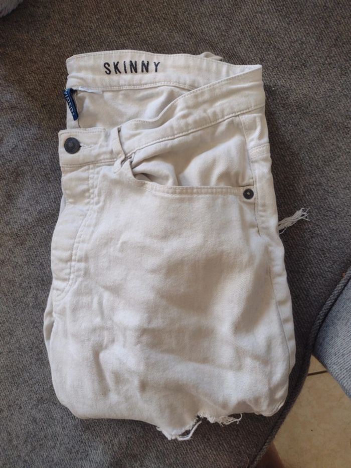 Pantalon blanc homme taille 34 S h&m