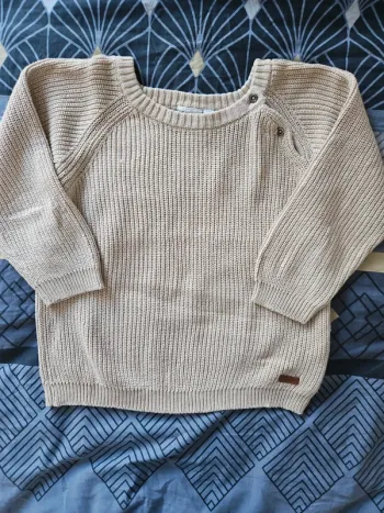 Pull maille beige Name it 3 ans