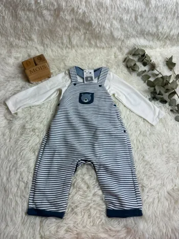 Ensemble salopette Obaibi taille 9 mois