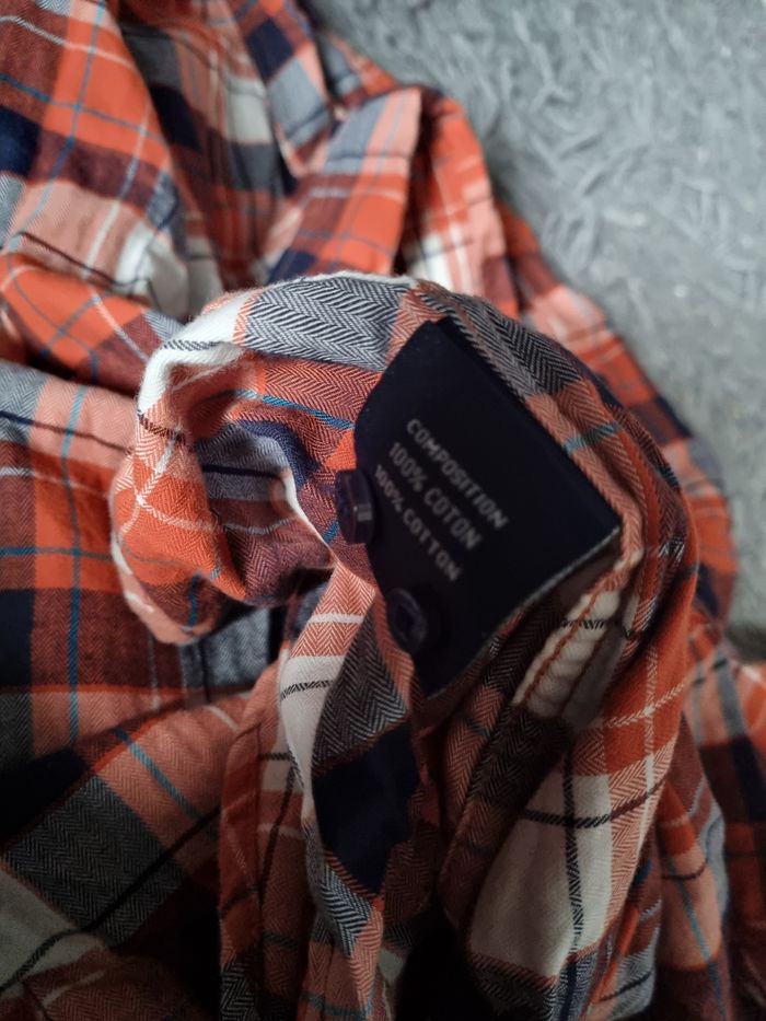 Chemise à carreaux manches longues taille S comme neuf - photo numéro 6