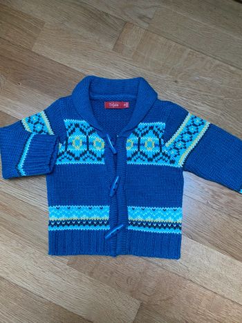 Magnifique gilet col châle 9 mois