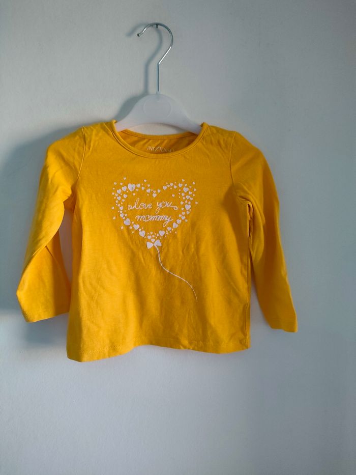 T-shirt in extenso en 2 ans