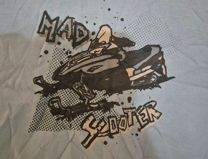 Tee-shirt bleu ciel Kiabi manches longues - photo numéro 2