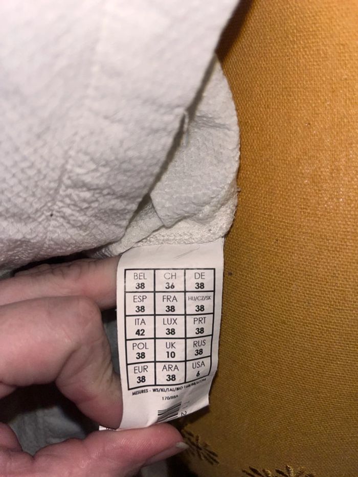 Chemise blanche lien noir promod 38 - photo numéro 4