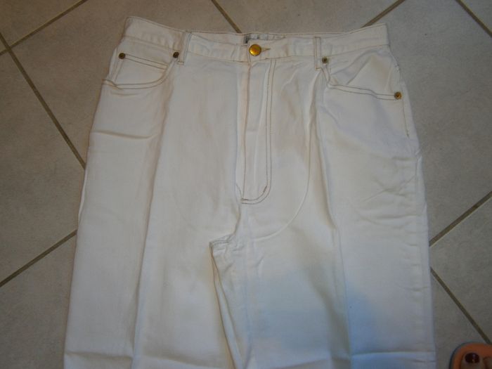 Jeans blanc PIERRE CARDIN Taille 42 - photo numéro 2