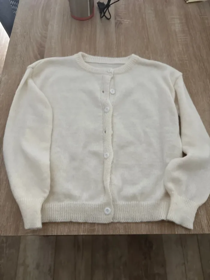 Gilet neuf crème 14 ans shein