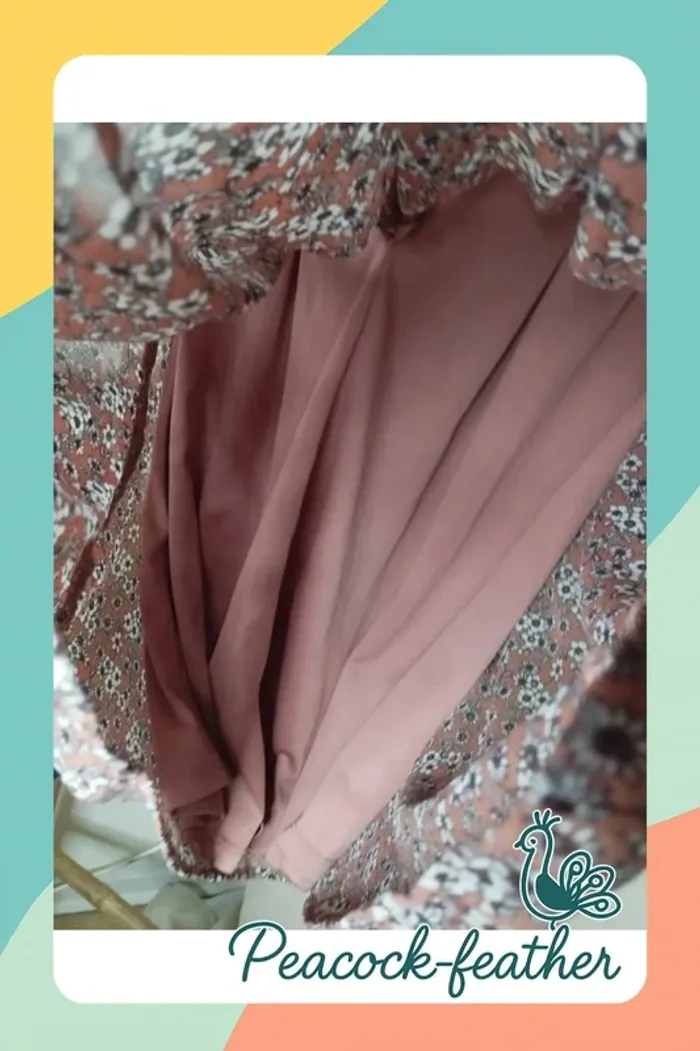 Robe rose camaïeu fleurie 42 - photo numéro 9