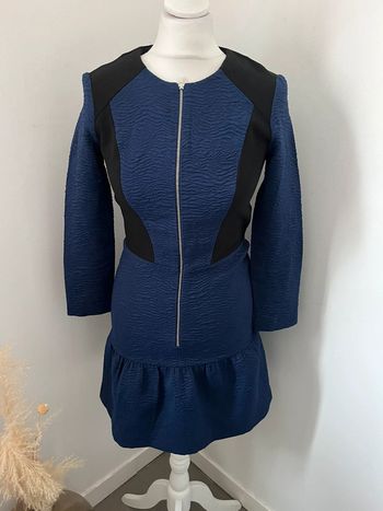 Robe bleue et noire Sandro S