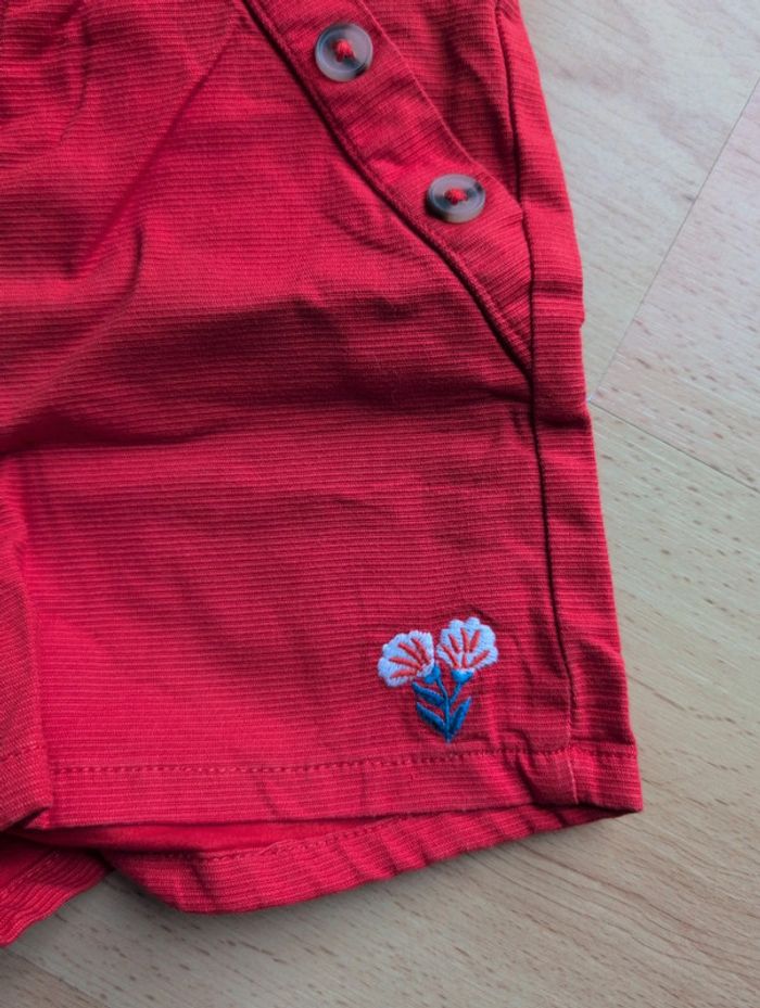 Short rouge fille 6 ans Sergent Major Neuf - photo numéro 3
