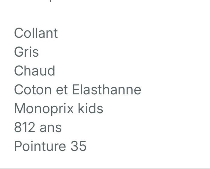 Collant - photo numéro 7