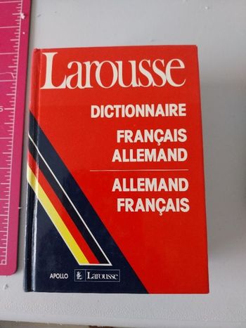 Dictionnaire poche  français/allemand