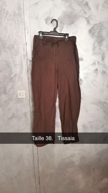 Pantalon tissaia taille 38